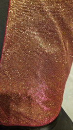 Thumbnail for Kia Fashions Maroon Golden Dual Tone Glitter Fabric Readymade Blouse - Distacart