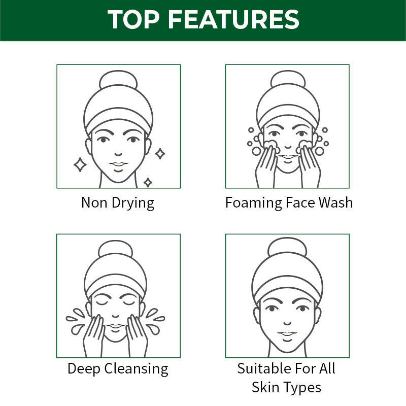 Nykaa Naturals Cucumber & Aloe Vera Face Wash for Hydrated Skin - Distacart