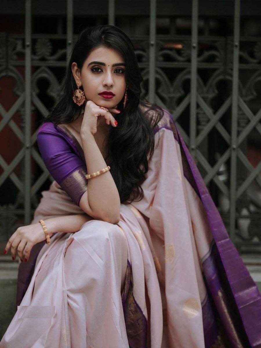 Anouk Woven Design Zari Banarasi Saree