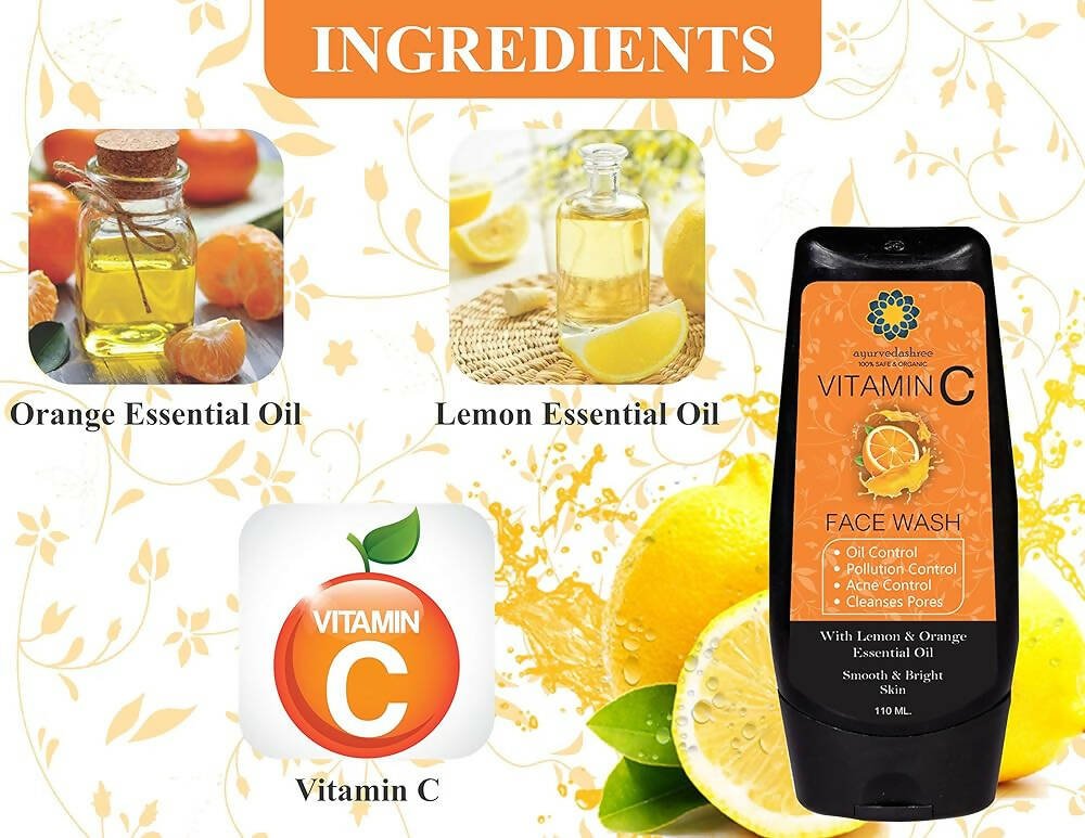 Ayurvedashree Vitamin C Face Wash - Distacart