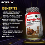 Thumbnail for Scitron Advance Whey Protein Milk Chocolate Flavor