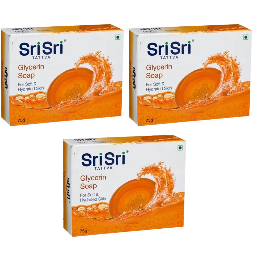 Sri Sri Tattva Glycerin Soap - 75gm