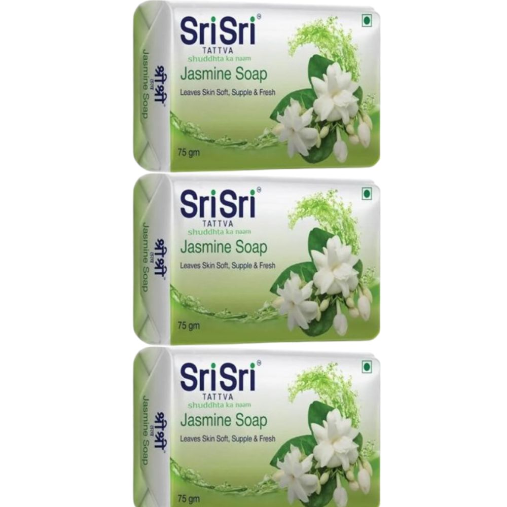 Sri Sri Tattva Jasmine Soap - 75 Gm - Distacart