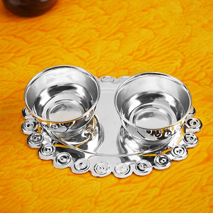 Sri Rudra German Silver karuna (SR 02534) - Distacart