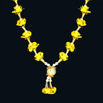 Thumbnail for Sri Rudra Yellow Rose & Moti Mala (SR 0176) - Distacart