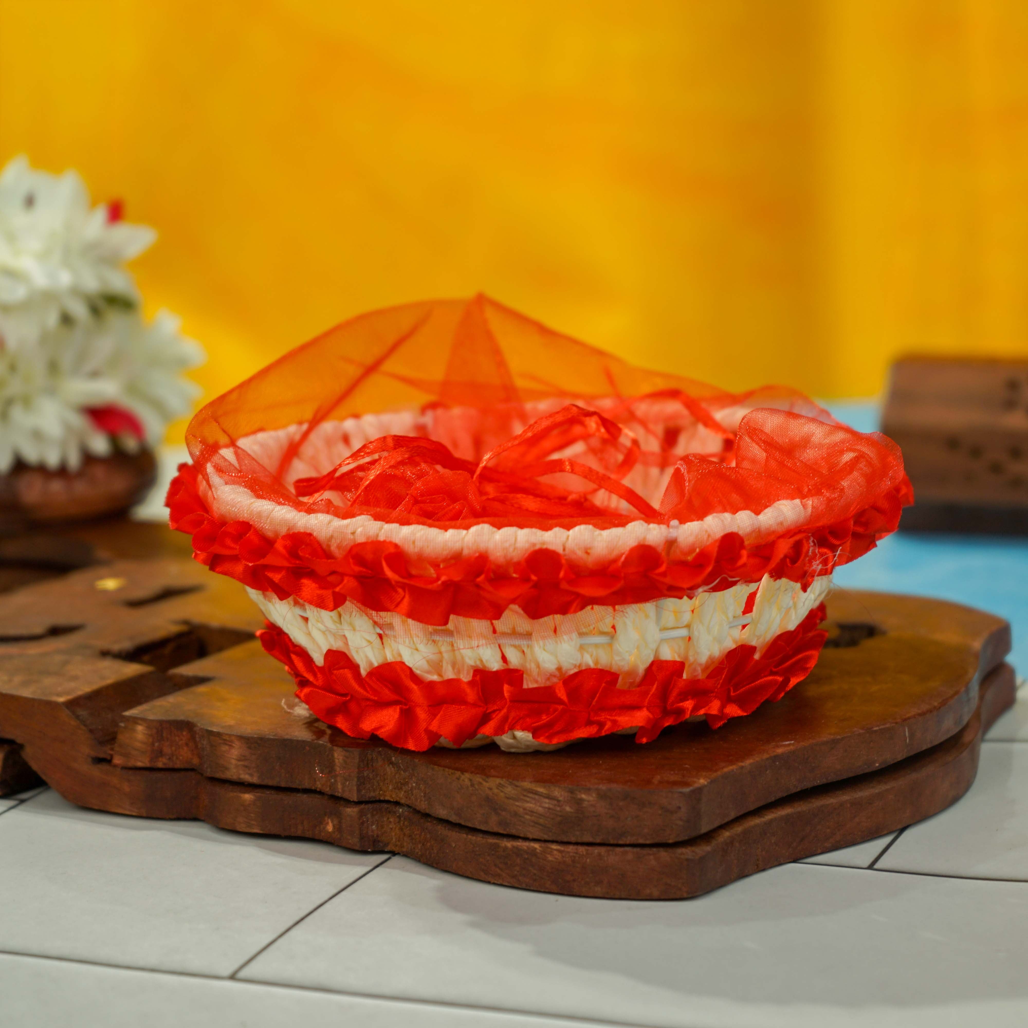 Sri Rudra Decorative Basket (SR 03070) - Distacart