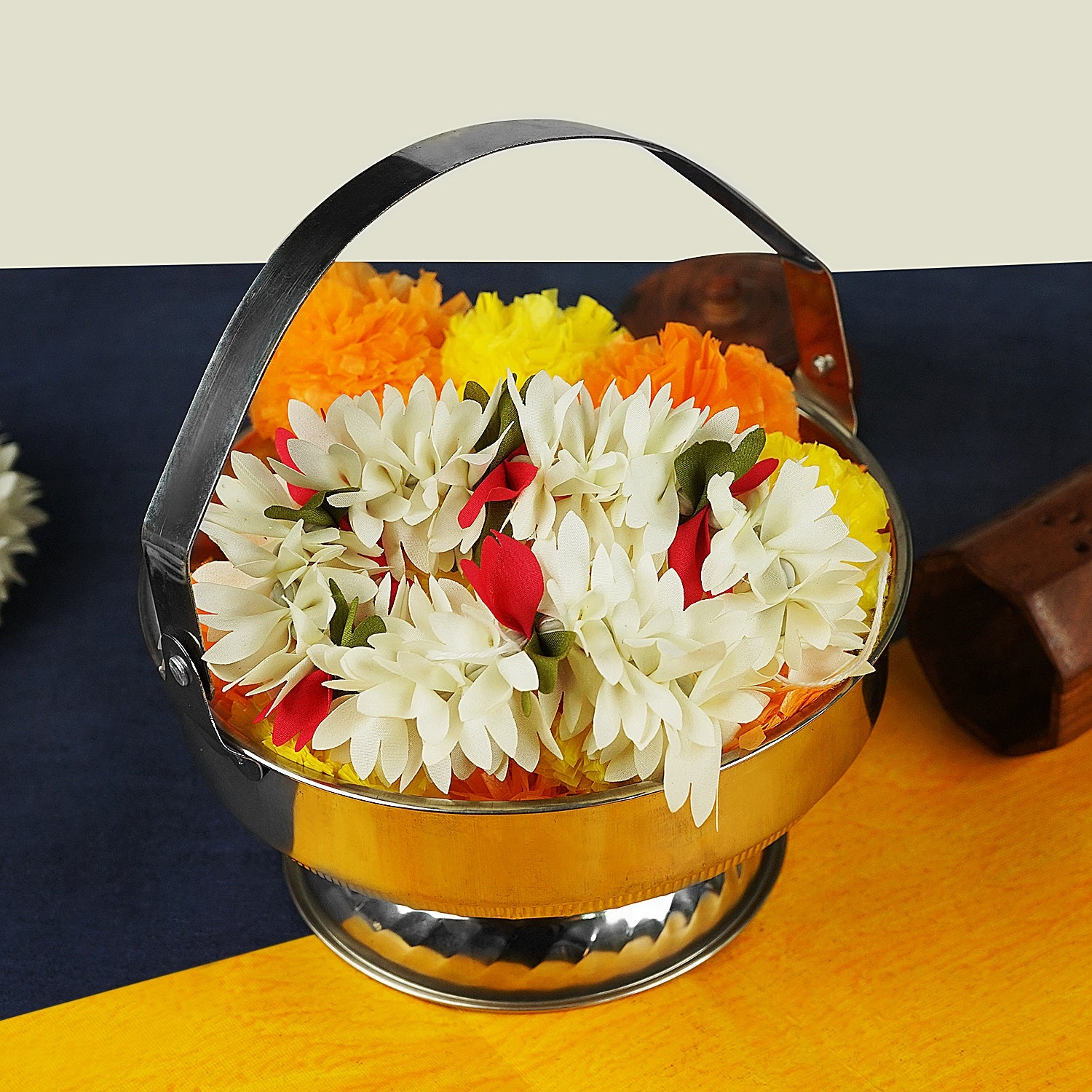 Sri Rudra Pooja Basket Small (01521) - Distacart