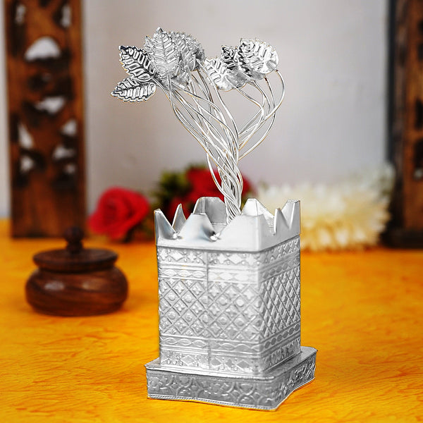 Sri Rudra German Silver Tulasi (SR 02734) - Distacart
