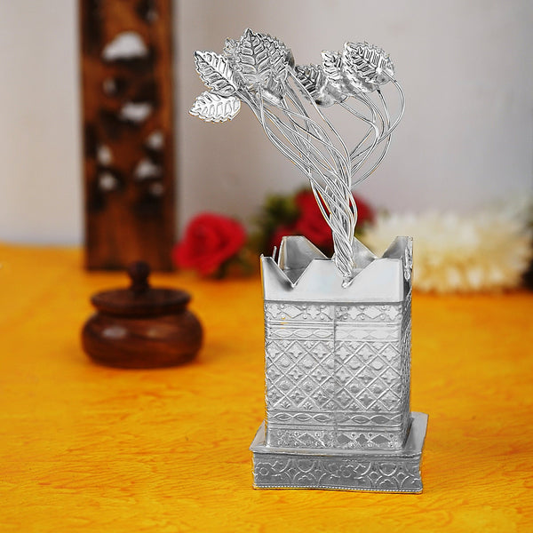 Sri Rudra German Silver Tulasi (SR 02734) - Distacart