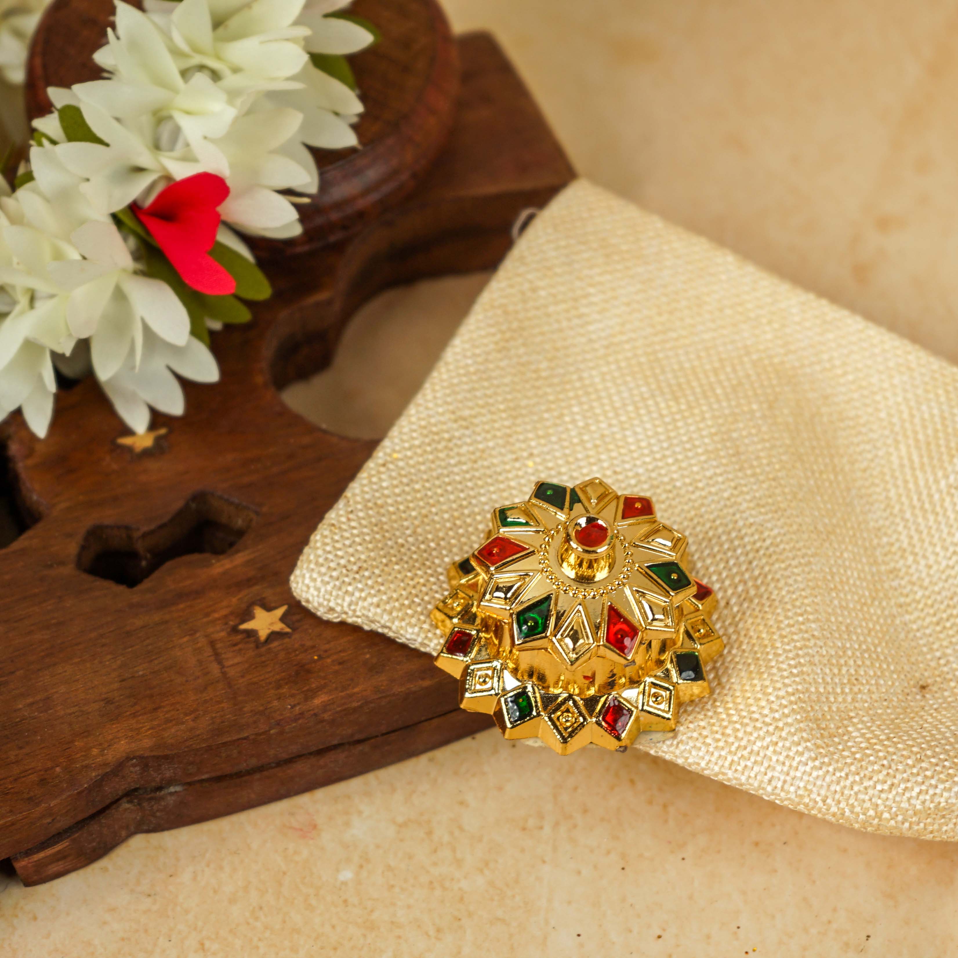 Sri Rudra Kumkum Haldi Mini Fiber (SR 02818) - Distacart