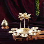 Thumbnail for Sri Rudra Lotus Diya (SR03259)