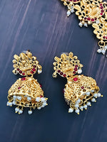 Thumbnail for Jewel City Exquisite Gold Filigree Necklace and Earrings Set