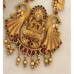 Thumbnail for Jewel City Elegant Gold Jewelry Set: Necklace and Earrings with Pearls and Gemstones