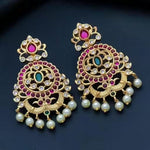 Thumbnail for Jewel City Elegant Peacock Temple Jewelry Set – Premium Antique Finish with Pearl Drops