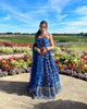Lehenga Mart Designer Wedding Lehenga Choli For Women - Blue - Distacart