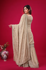 Thumbnail for Teeya Creation Chiku Color Chinon Silk Heavy Embroidery Work Pakistani Fully Stitched Salwar Suit - Distacart