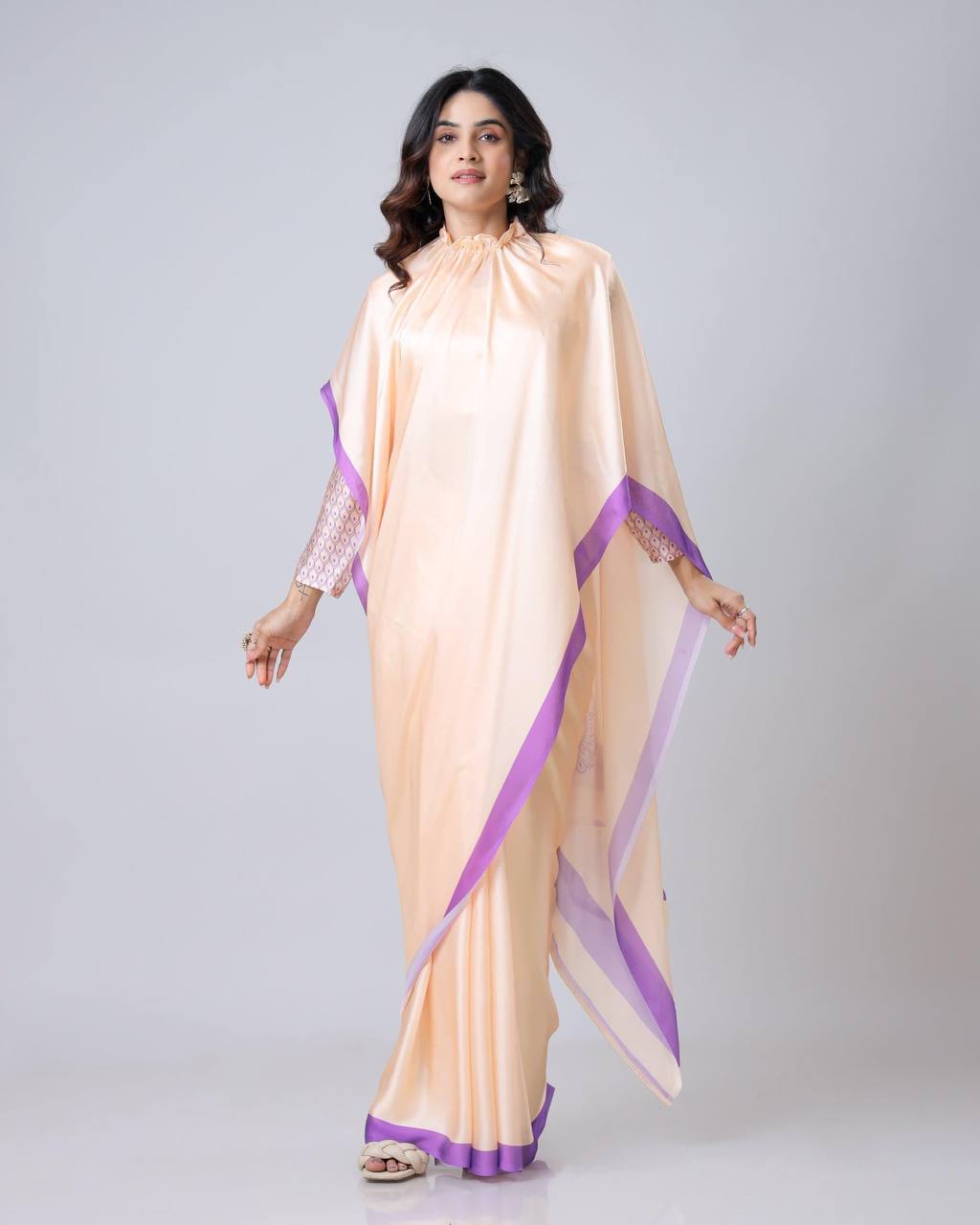 Teeya Creation each Color Japan Satin Silk Digital Print Ready To Wear Saree - Distacart