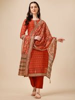 Thumbnail for Floral Printed Kurta With Pant And Dupatta Set, Multicolor - Hiral Fashion - Distacart