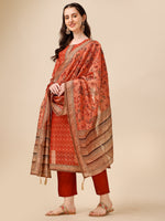 Thumbnail for Floral Printed Kurta With Pant And Dupatta Set, Multicolor - Hiral Fashion - Distacart
