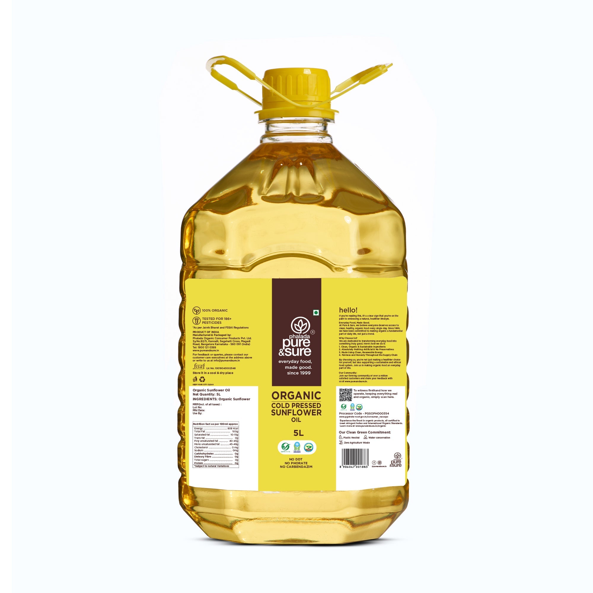 Pure & Sure Organic Sunflower Oil