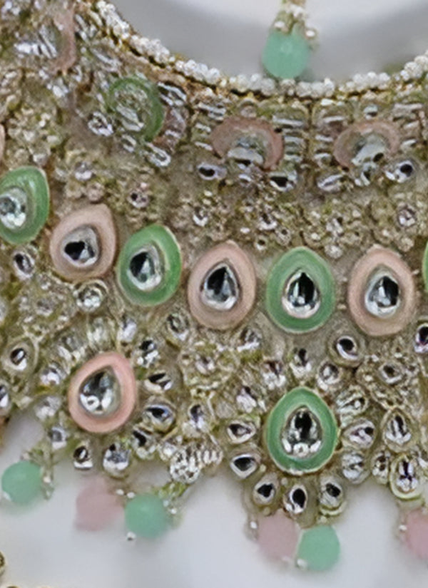 Jewel City Traditional Kundan Bridal Jewelry for Women Handcrafted Necklace with Earrings, Maang Tikka, Indian Wedding Jewellery Set
