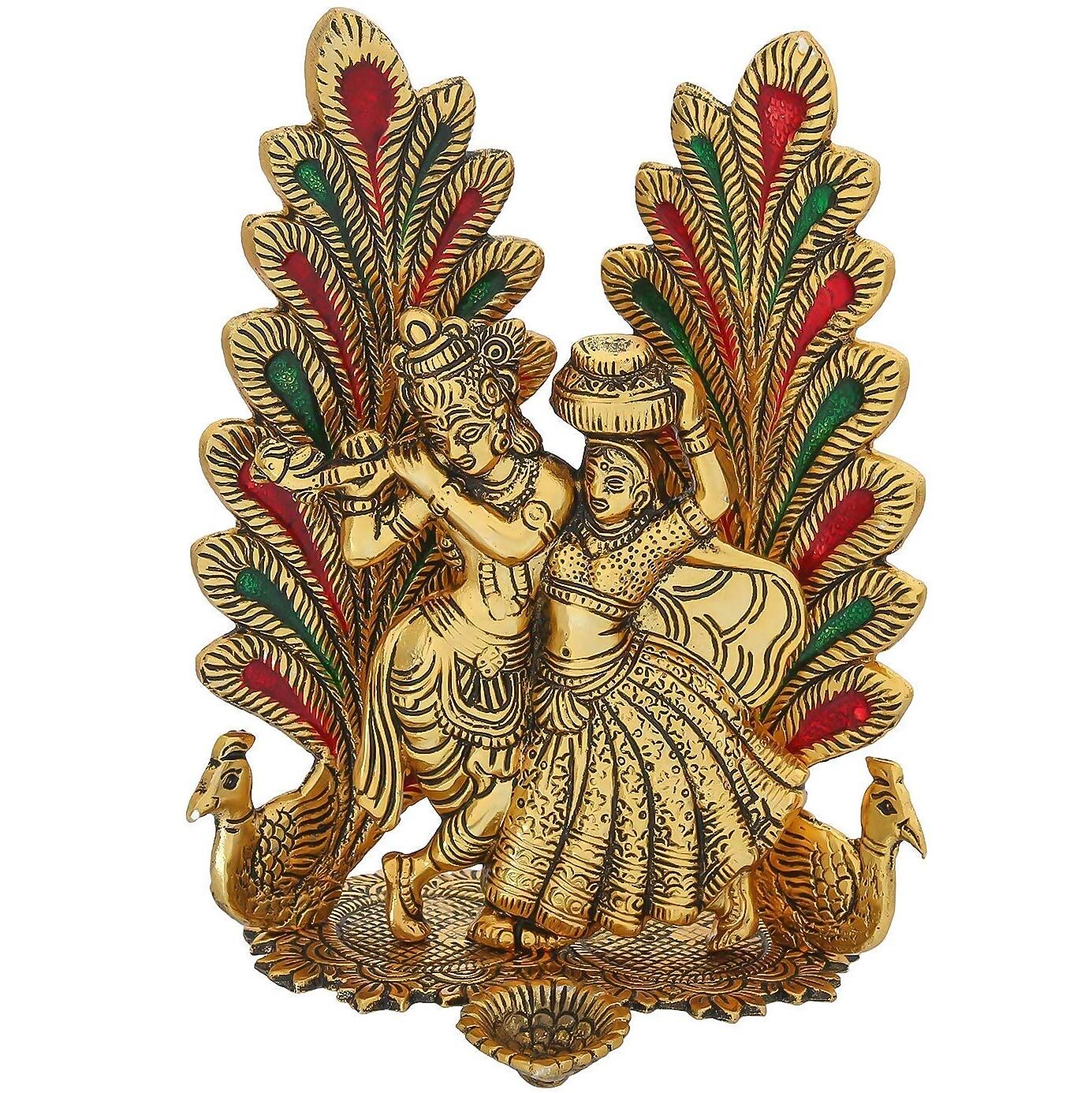 Chhariya Crafts Metal Radha Krishna Idol - Distacart