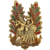 Thumbnail for Chhariya Crafts Metal Radha Krishna Idol - Distacart