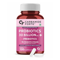 Thumbnail for Carbamide Forte Probiotics Supplement 30 Billion Veg Capsules - Distacart