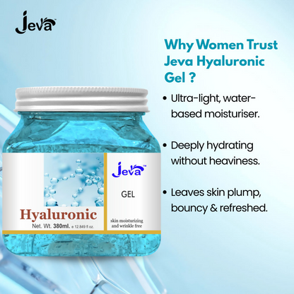 Jeva Hyaluronic Acid Face Moisturizer Hydrating Water Gel - Dista
