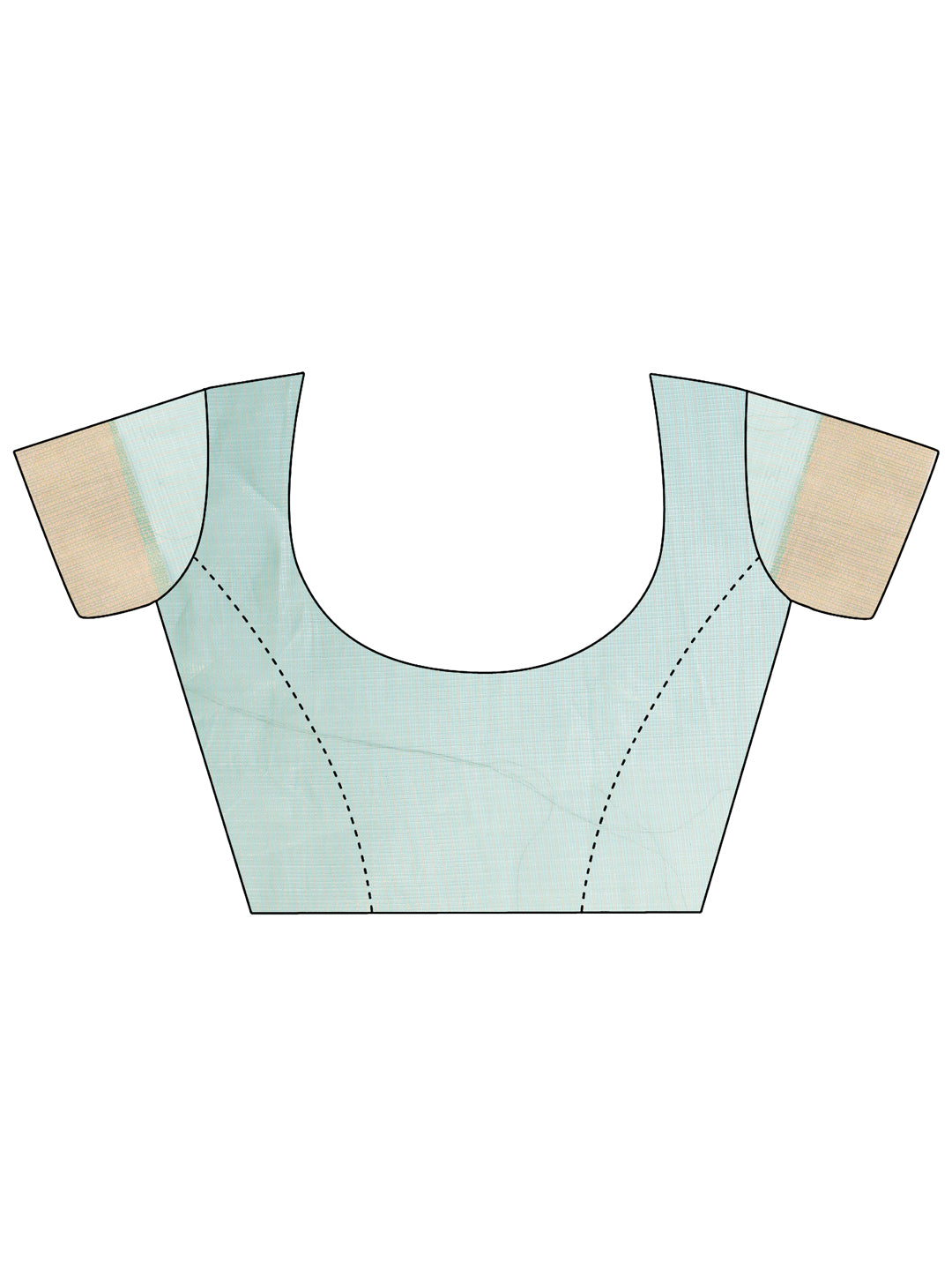 Astita Elegant Sky Blue Organza Saree with Zari Border | Lightweight Transparent Saree with Blouse Piece for Festive & Daily Wear - Distacart