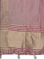 Thumbnail for Astita Magenta Organza Saree with Golden Zari Border | Elegant Soft Lightweight Party Wear Saree with Blouse - Distacart