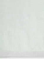Thumbnail for Astita Elegant Sea Green Woven Linen Saree with Contrast Zari Border & Tassels - Soft & Breathable Party Wear - Distacart