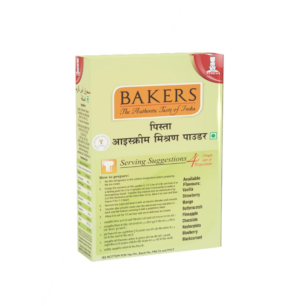 BAKERS Pista Ice Cream Powder - Dista