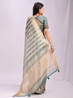 Thumbnail for Astita Organza Green Saree