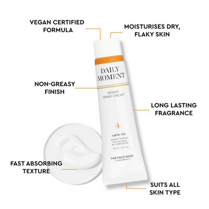 Face Shop Non-Greasy Vegan Hand Cream - Sunset Rooftop With Hyaluronic Acid - Distacart