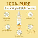 Thumbnail for Wishcare 100% Pure Cold Pressed Olive Oil & Badam Rogan Sweet Almond Oil Combo - Distacart