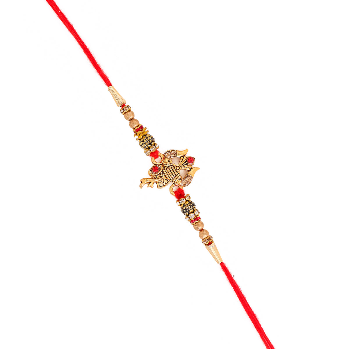 trueBrowns X Voylla Designer Ganesha Rakhi With Roli Chaawal Pack