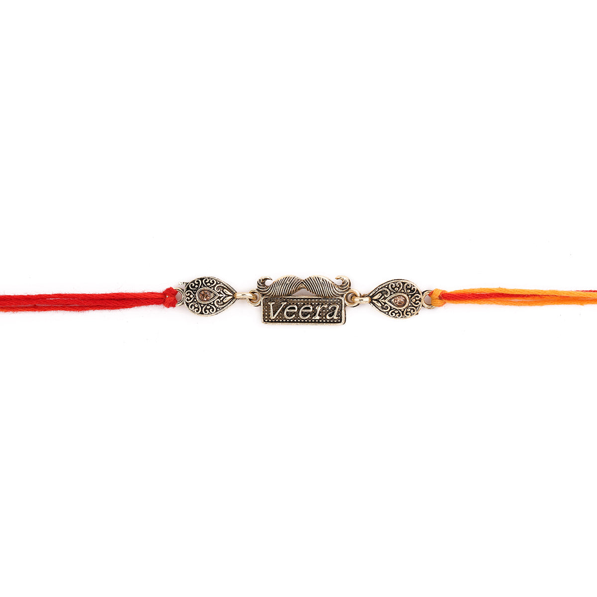 trueBrowns X Voylla Antique Designer Veera Rakhi With Roli Chaawal Pack - Distacart