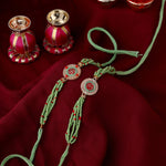 Thumbnail for trueBrowns X Voylla Set of Two Beaded Rakhis With Roli Chaawal Pack