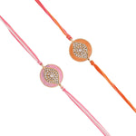 Thumbnail for trueBrowns X Voylla Enameled Rakhi Combo Set With Roli Chaawal Pack