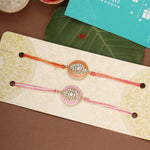 Thumbnail for trueBrowns X Voylla Enameled Rakhi Combo Set With Roli Chaawal Pack