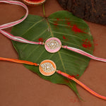 Thumbnail for trueBrowns X Voylla Enameled Rakhi Combo Set With Roli Chaawal Pack