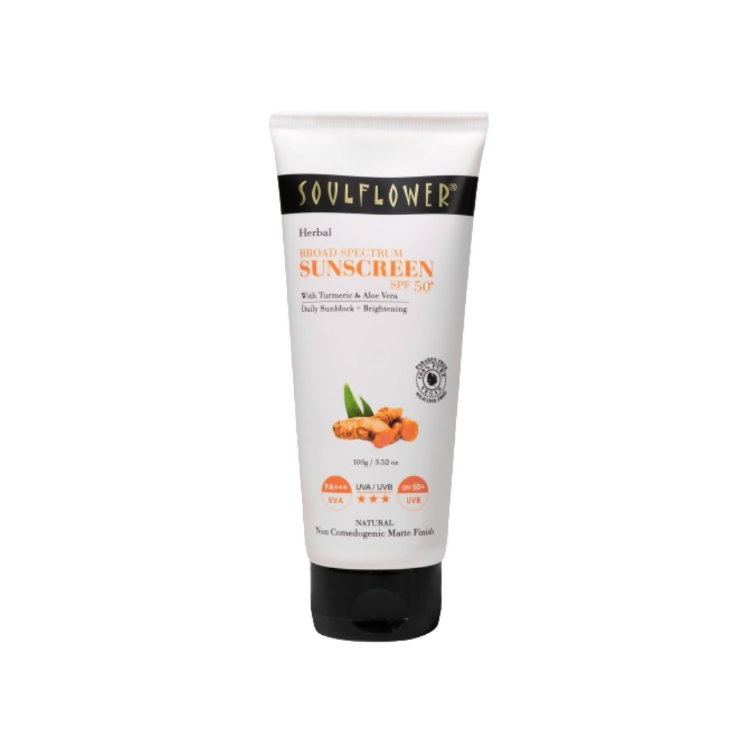 Soulflower Broad Spectrum Sunscreen Spf 50+ Pa+++ - Distacart