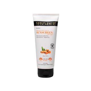Soulflower Broad Spectrum Sunscreen Spf 50+ Pa+++ - Distacart