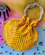 Thumbnail for Joban Fashion Potli Bags - Yelloww
