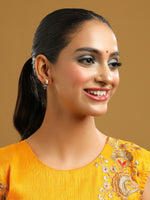 Thumbnail for Ruby Raang Blue Lapis Lazuli Kundan Studs