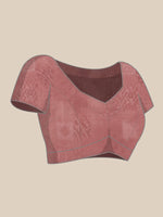 Thumbnail for Multicolor Silk Blend Digital Print Striped Saree with Unstitched Blouse - Hiral Fashion - Distacart