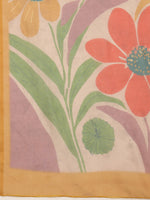 Thumbnail for Multicolor Silk Blend Digital Print Floral Saree with Unstitched Blouse - Hiral Fashion - Distacart