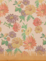 Thumbnail for Multicolor Silk Blend Digital Print Floral Saree with Unstitched Blouse - Hiral Fashion - Distacart