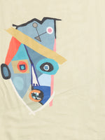 Thumbnail for Olive Silk Blend Digital Print Warli Saree with Unstitched Blouse - Hiral Fashion - Distacart